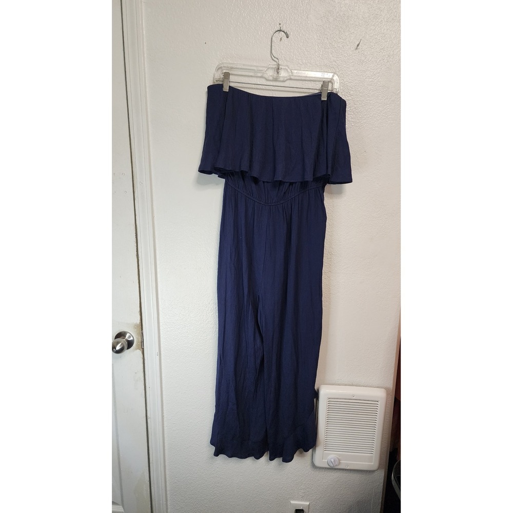 Sugar‎ + Lip Jumpsuit Womens M Navy Blue New With Tags